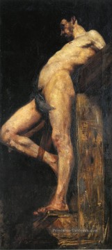 Voleur Crucifié corps masculin Lovis Corinth Peinture à l'huile
